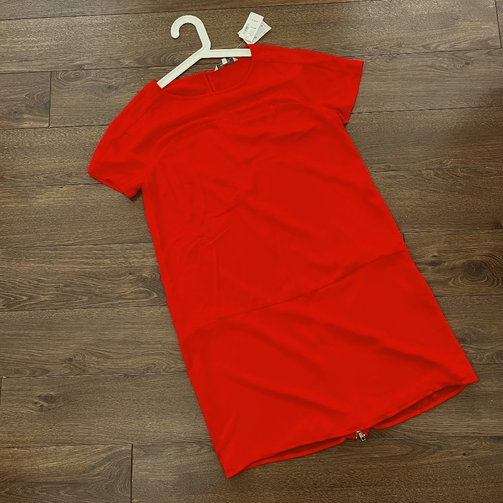 RW & Co Red Shift Dress NWT